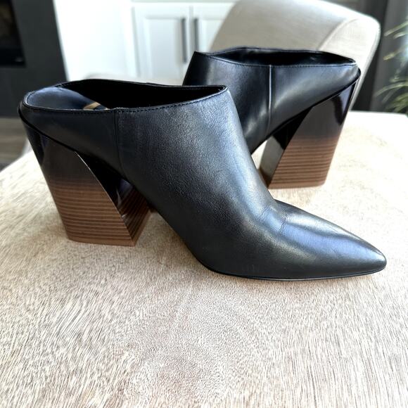 Sam Edelman Reverie Block Heel Mules - Black - Size 10 - Picture 1 of 13